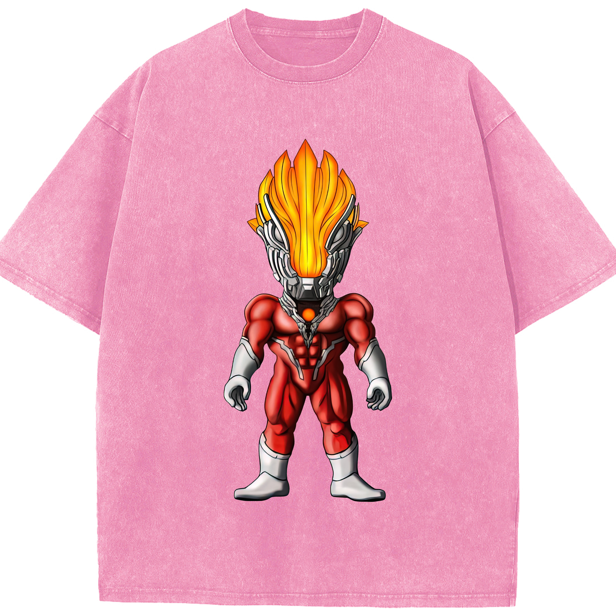 （画像用） ウルトラマン Ultraman 綿100% ヴィンテージ風 半袖Tシャツ（フロントプリント）